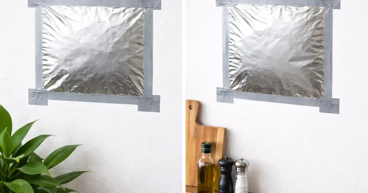 Trik s alobalom na stene: Ako jednoducho odhaliť skrytú vlhkosť v dome